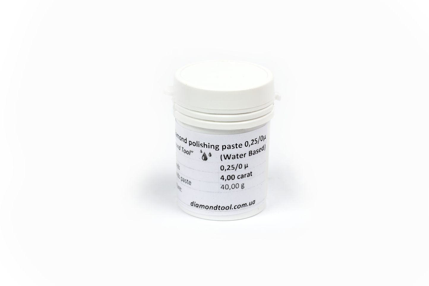 Water-based diamond paste 0.25/0 microns