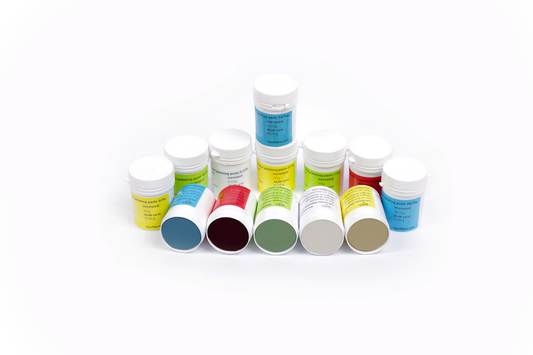 Oil-based increased concentration diamond paste. Set of 13pcs