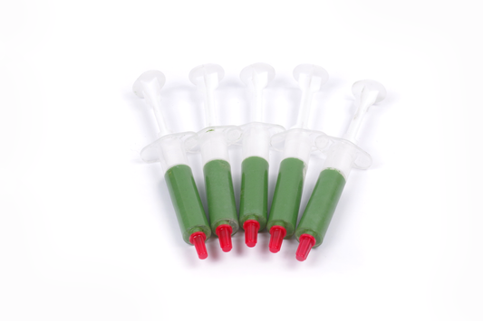 Oil-based increased concentration diamond paste in syringe 7/5 microns
